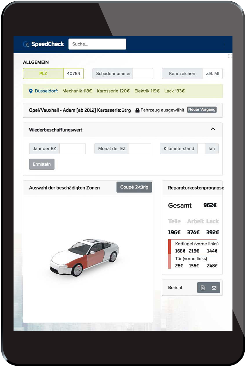 Speedcheck Shuttle Value SpeedCheck - ControlExpert